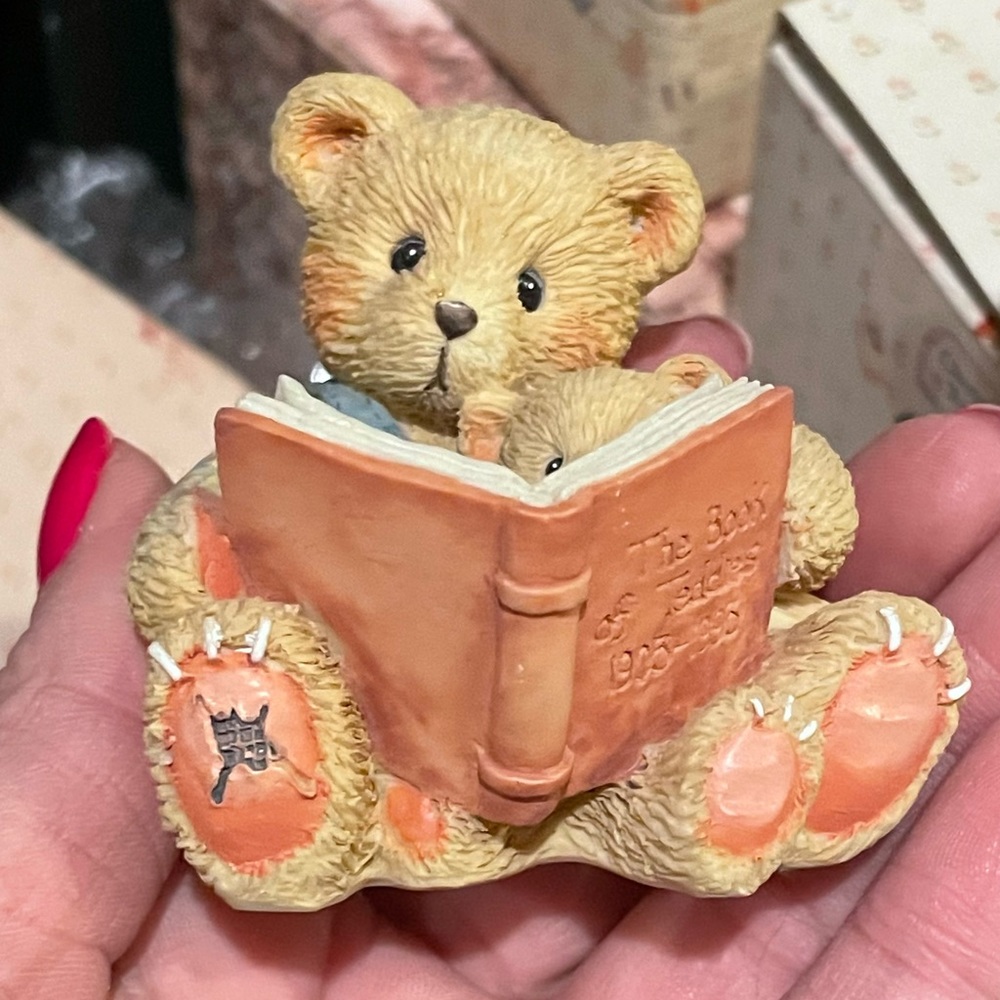 🆕 Cherished Teddies. Teddy and Roosevelt Commemorative Figurine 1903-1993